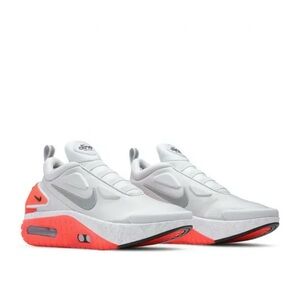 Nike Adapt Auto Max Sneakers - White and orange